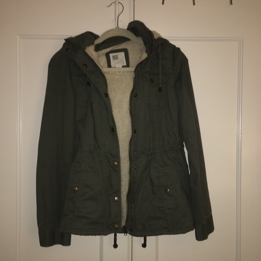 Army green jacket